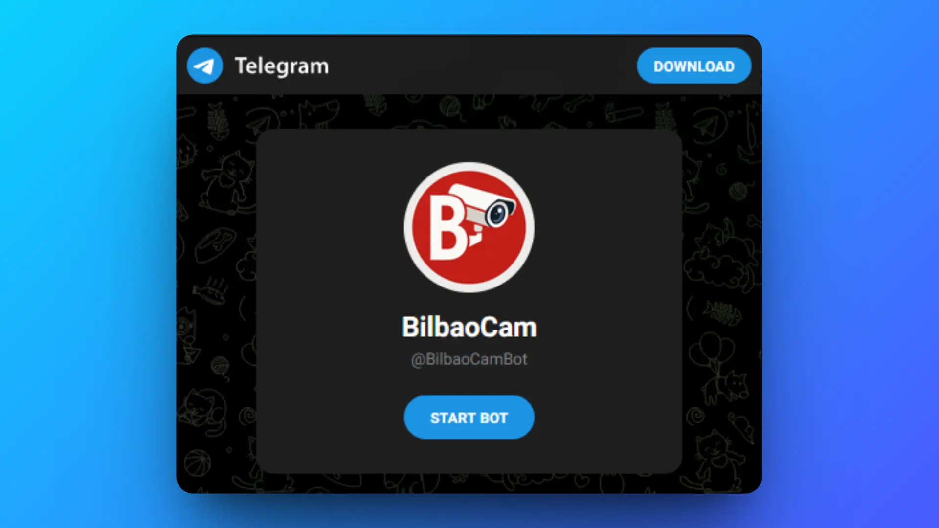 BilbaoCam Telegram BOT